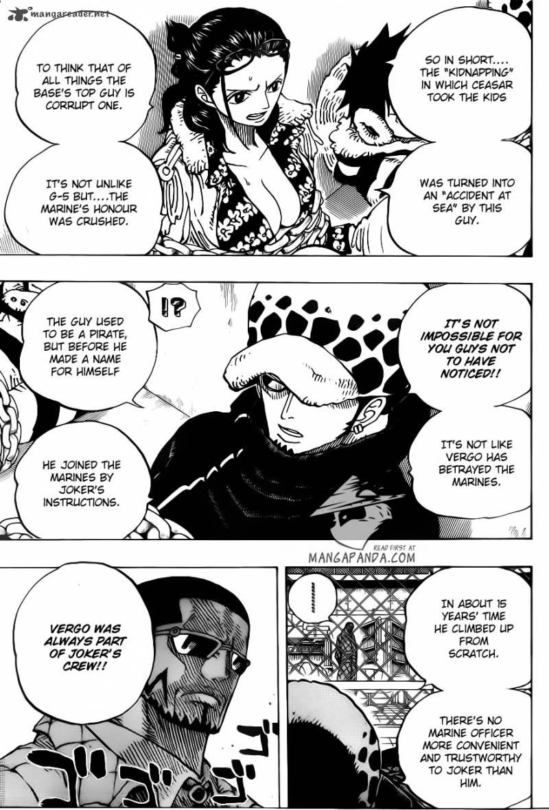 One Piece Chapter 673 - Page 17 in English
