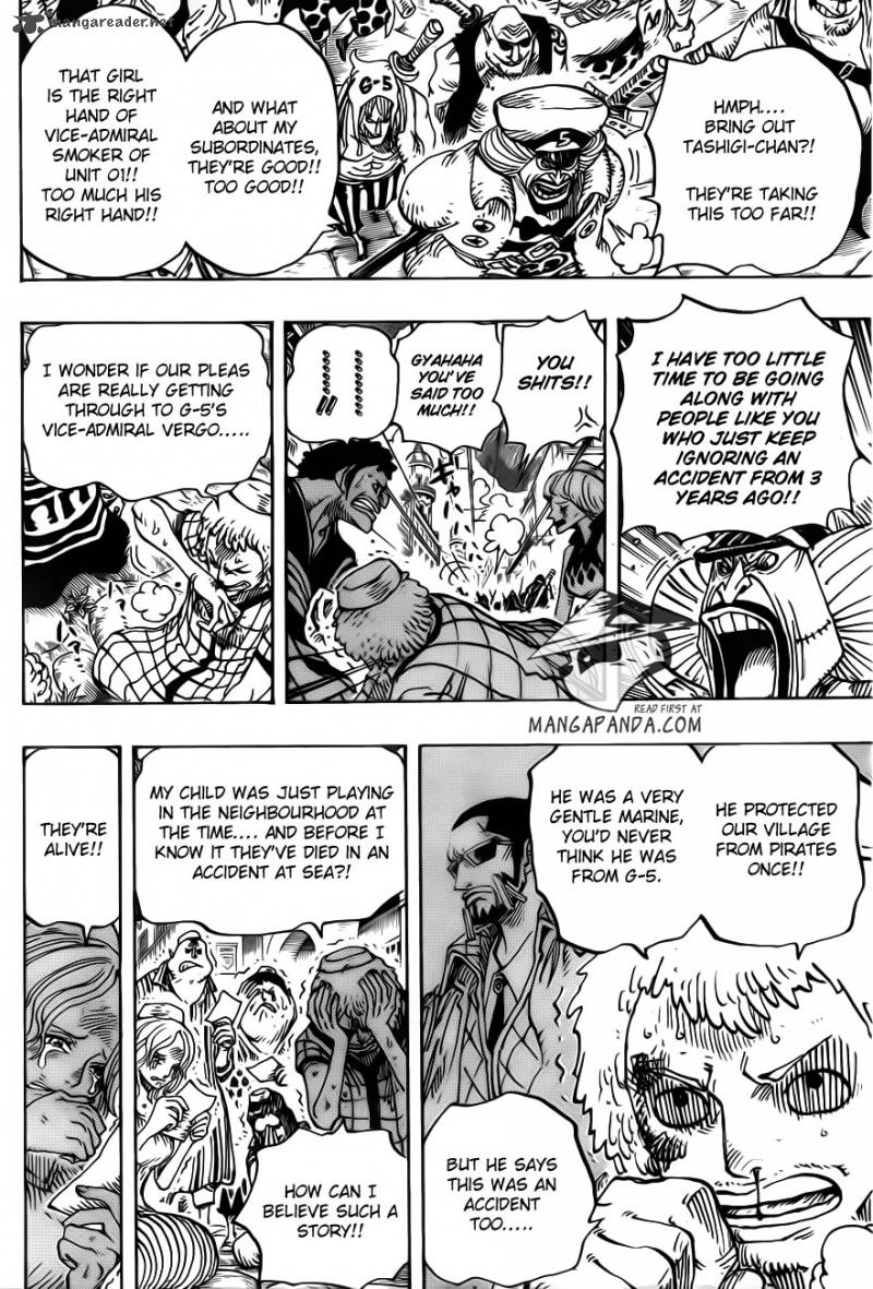 One Piece Chapter 673 - Page 4 in English