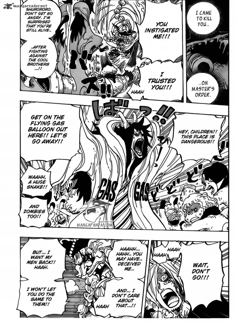 One Piece Chapter 674 - Page 12 in English