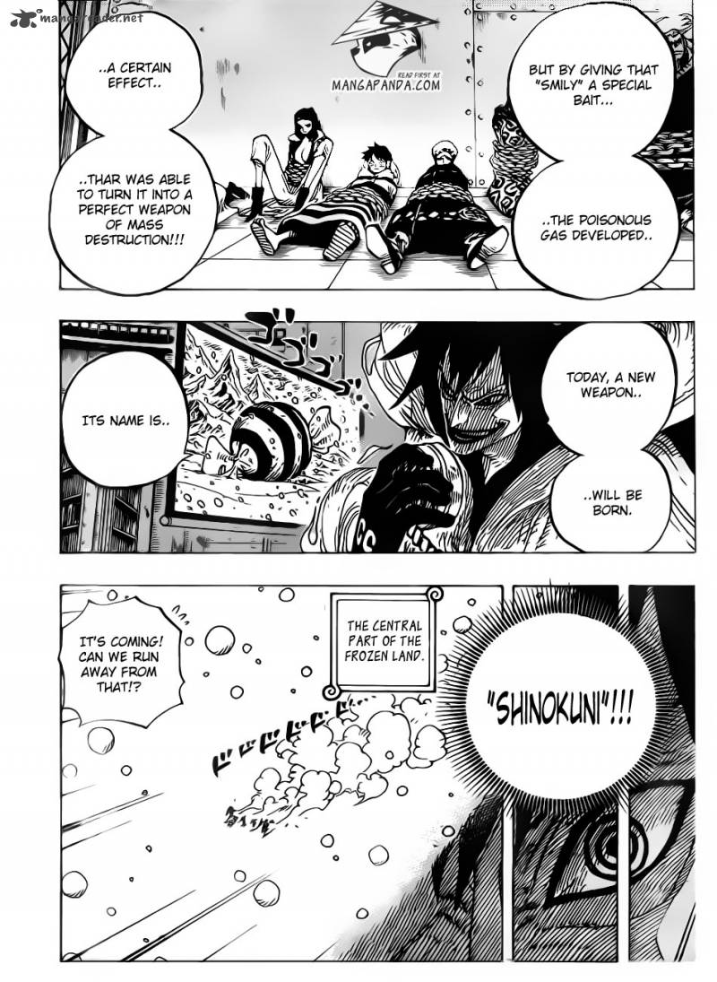 One Piece Chapter 675 - Page 14 in English