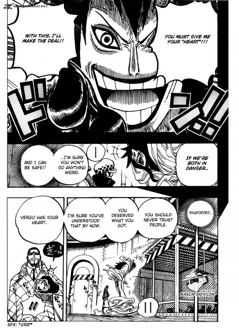 One Piece Chapter 675 - Page 9 in English