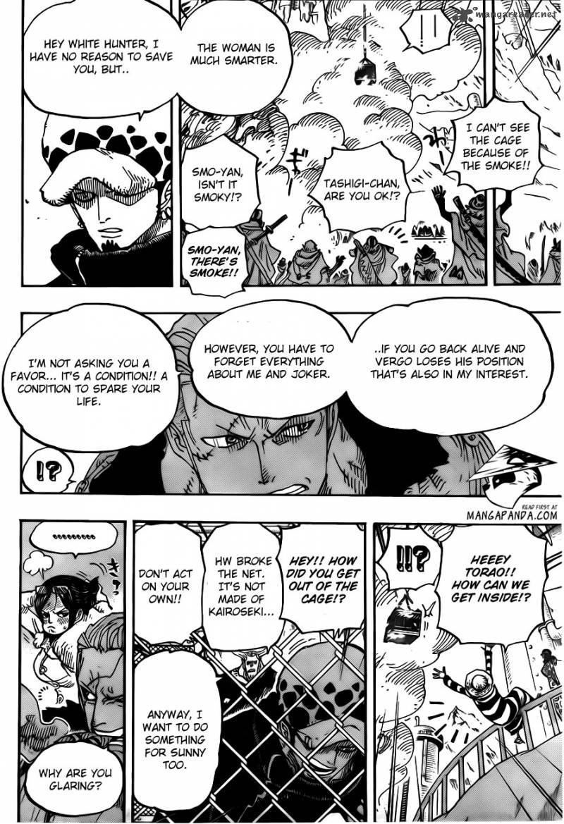 One Piece Chapter 677 - Page 11 in English