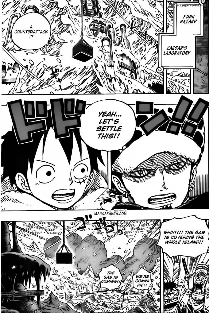 One Piece Chapter 677 - Page 6 in English