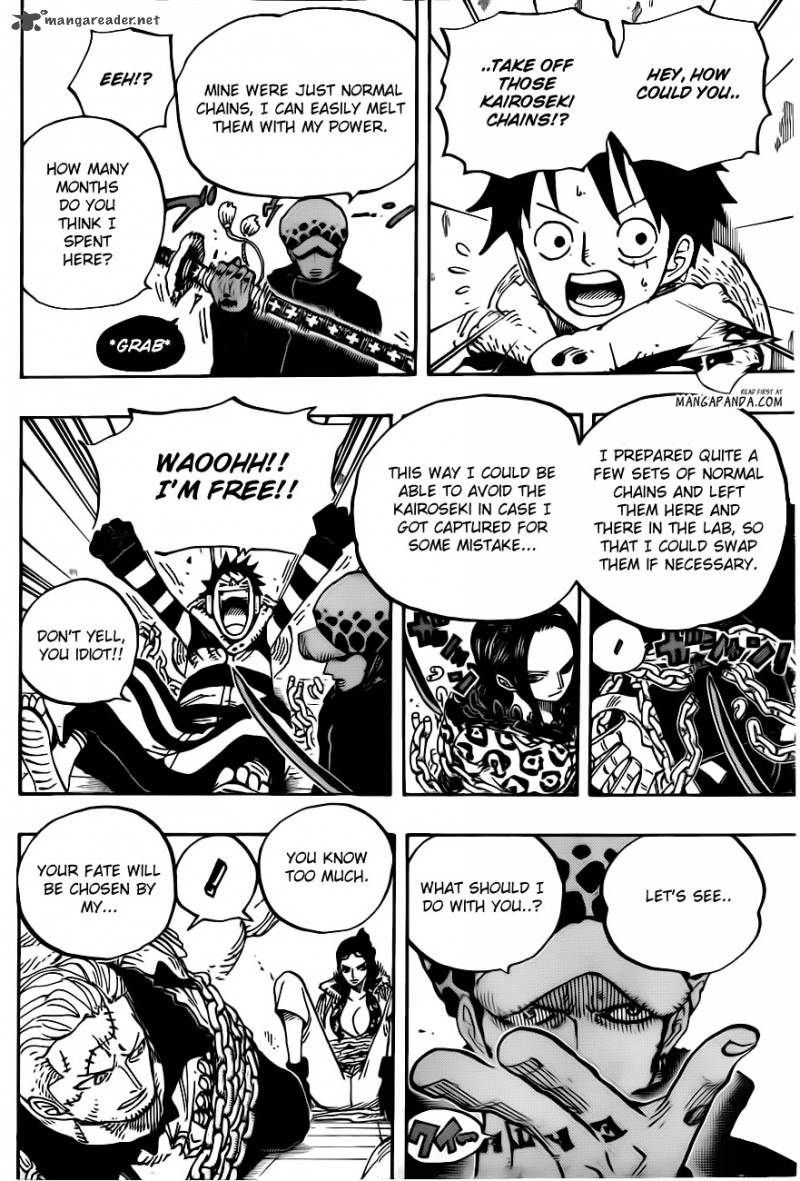 One Piece Chapter 677 - Page 9 in English