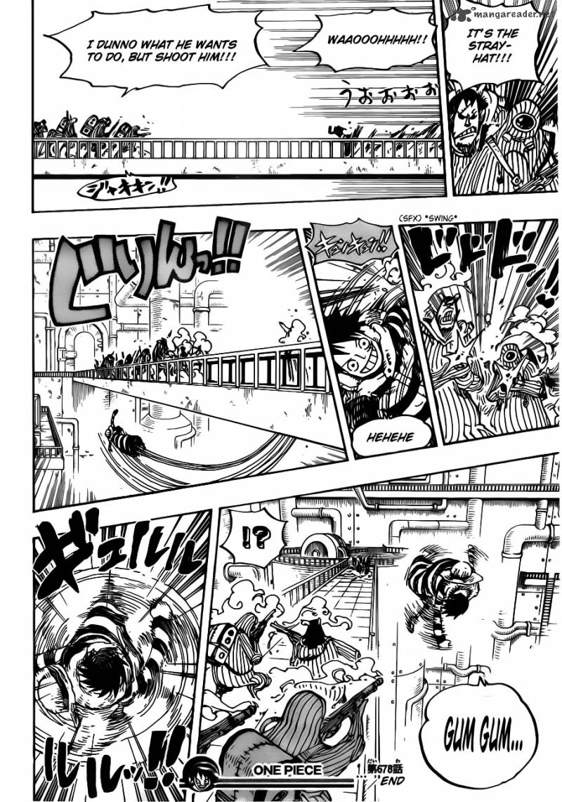 One Piece Chapter 678 - Page 17 in English