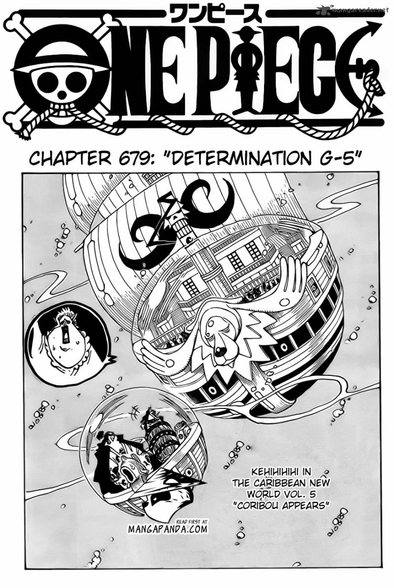 One Piece Chapter 679 - Page 3 in English