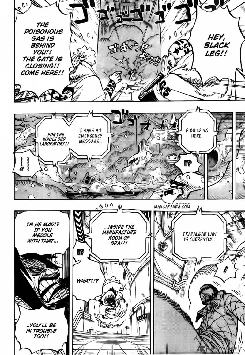 One Piece Chapter 681 - Page 18 in English
