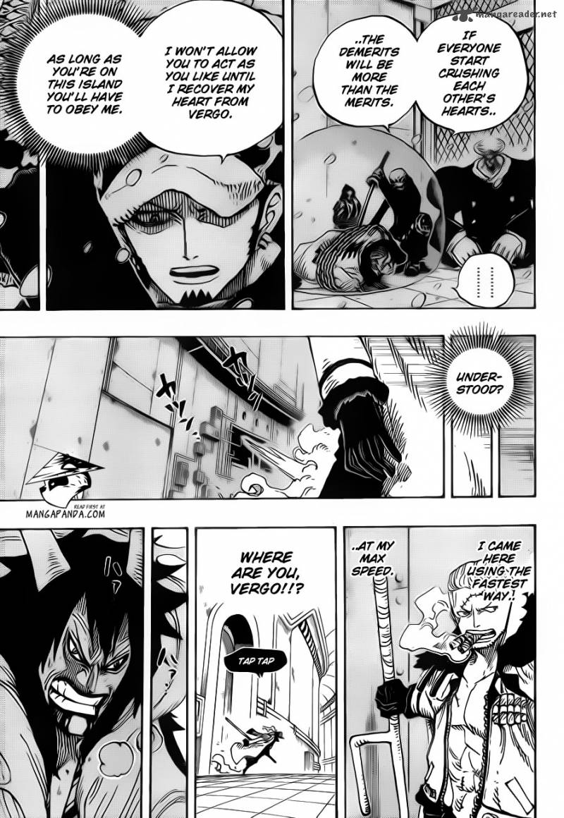 One Piece Chapter 681 - Page 3 in English