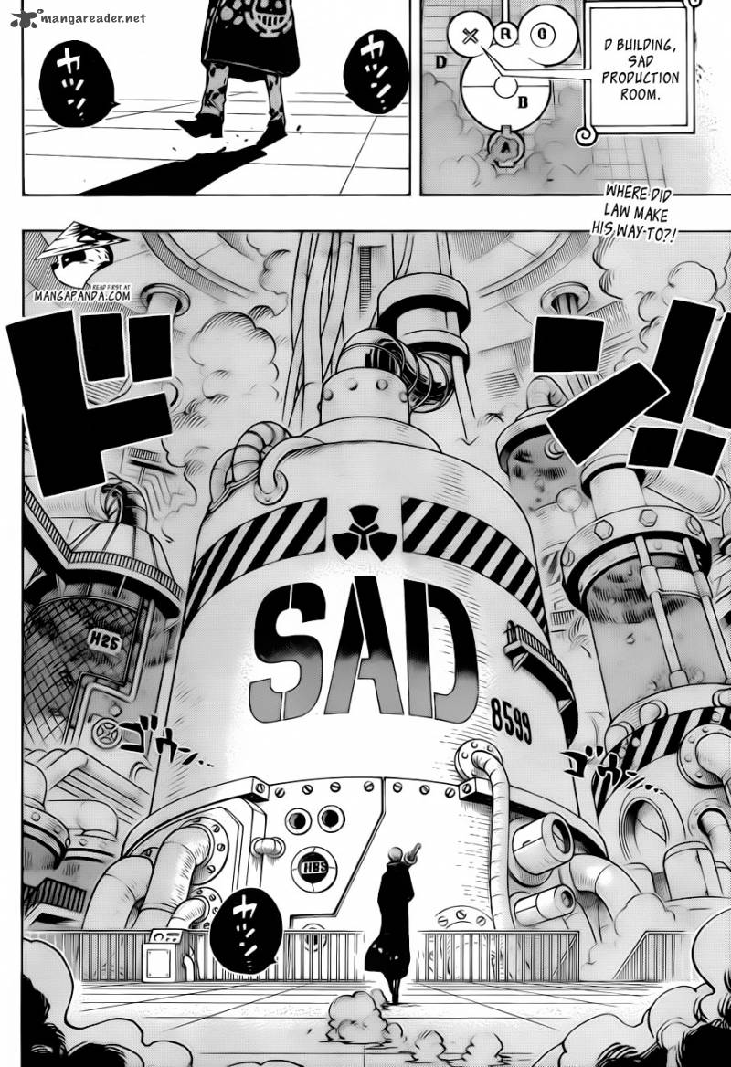 One Piece Chapter 682 - Page 4 in English