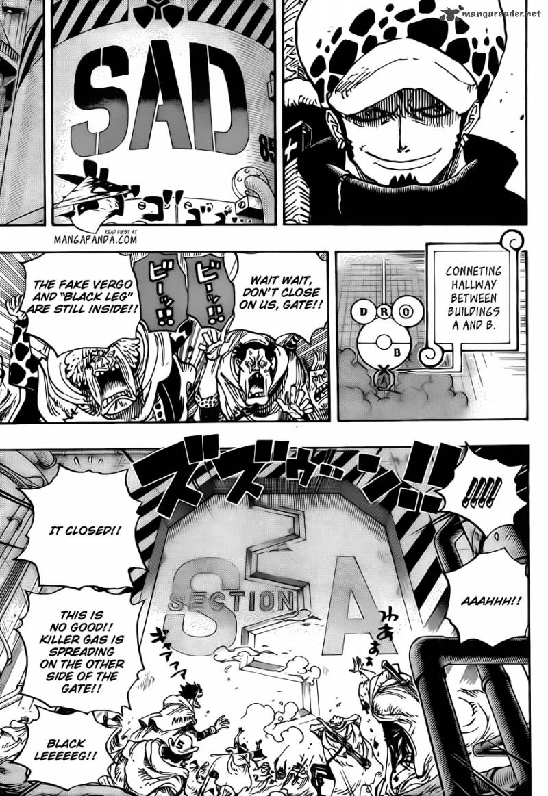 One Piece Chapter 682 - Page 5 in English
