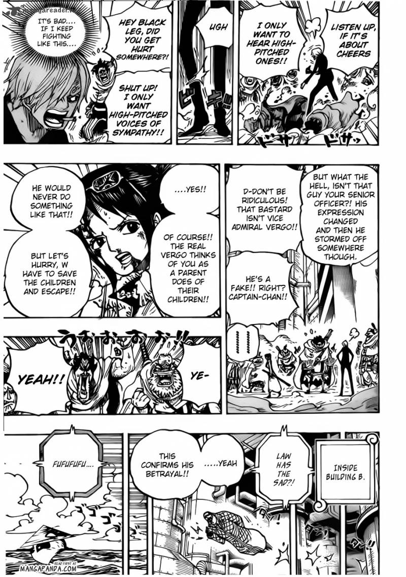 One Piece Chapter 682 - Page 7 in English