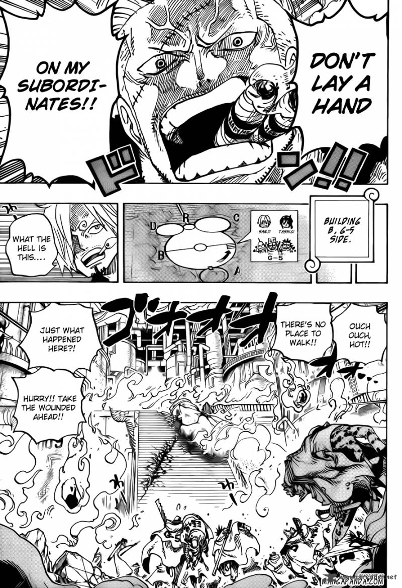 One Piece Chapter 684 - Page 7 in English