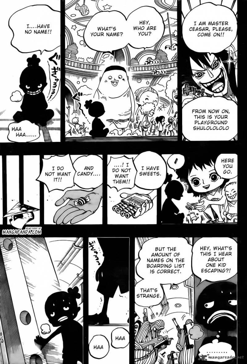 One Piece Chapter 685 - Page 9 in English