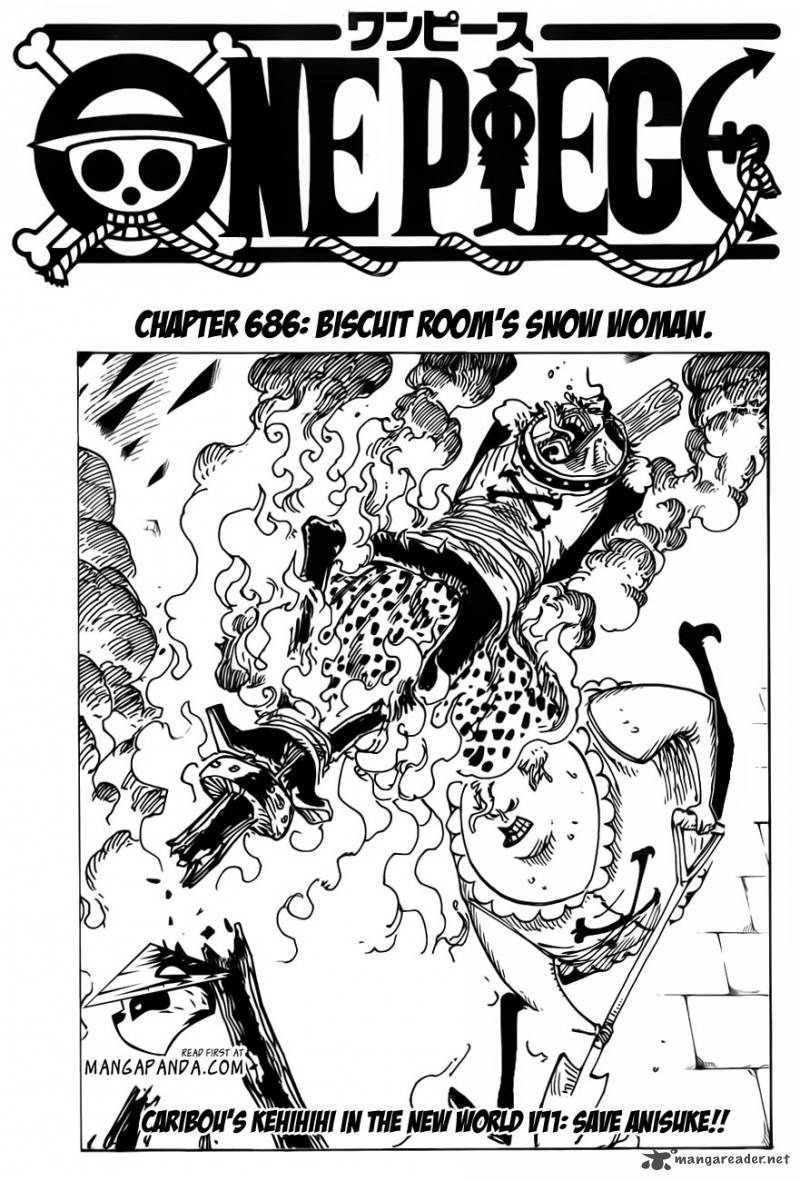 One Piece Chapter 686 - Page 3 in English