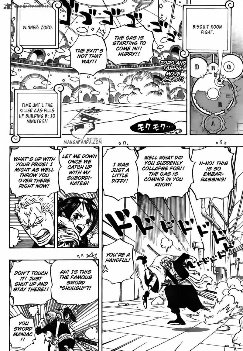 One Piece Chapter 688 - Page 4 in English