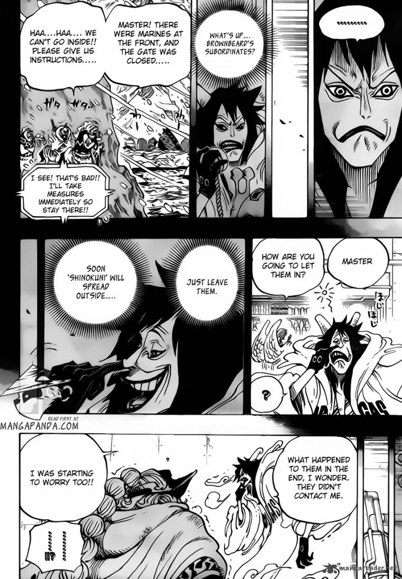One Piece Chapter 689 - Page 6 in English