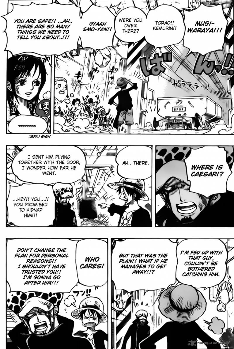 One Piece Chapter 692 - Page 13 in English