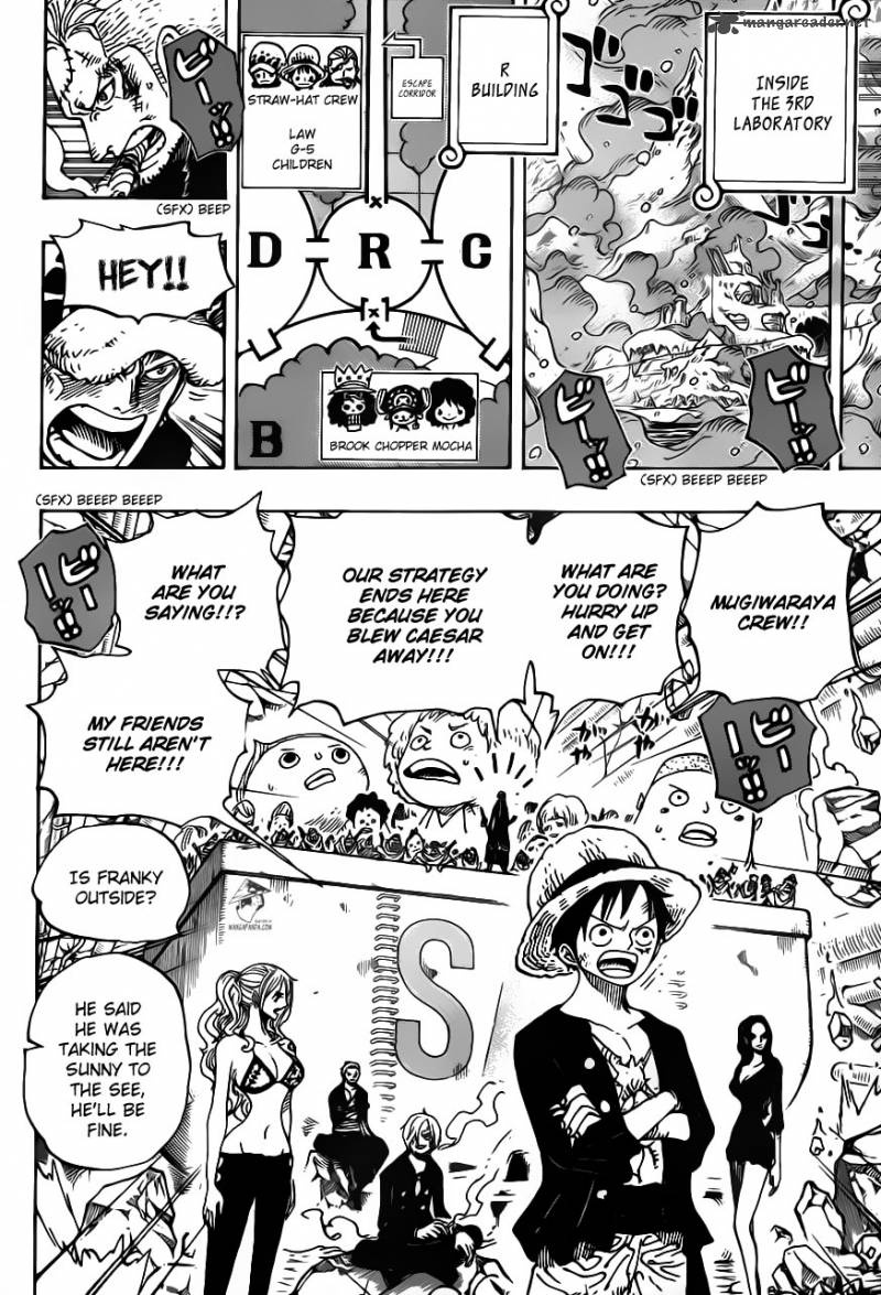 One Piece Chapter 693 - Page 14 in English