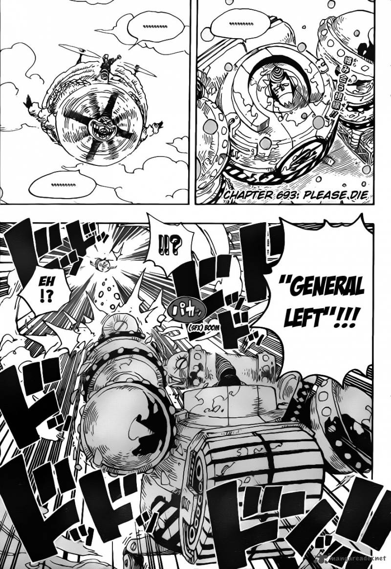 One Piece Chapter 693 - Page 5 in English