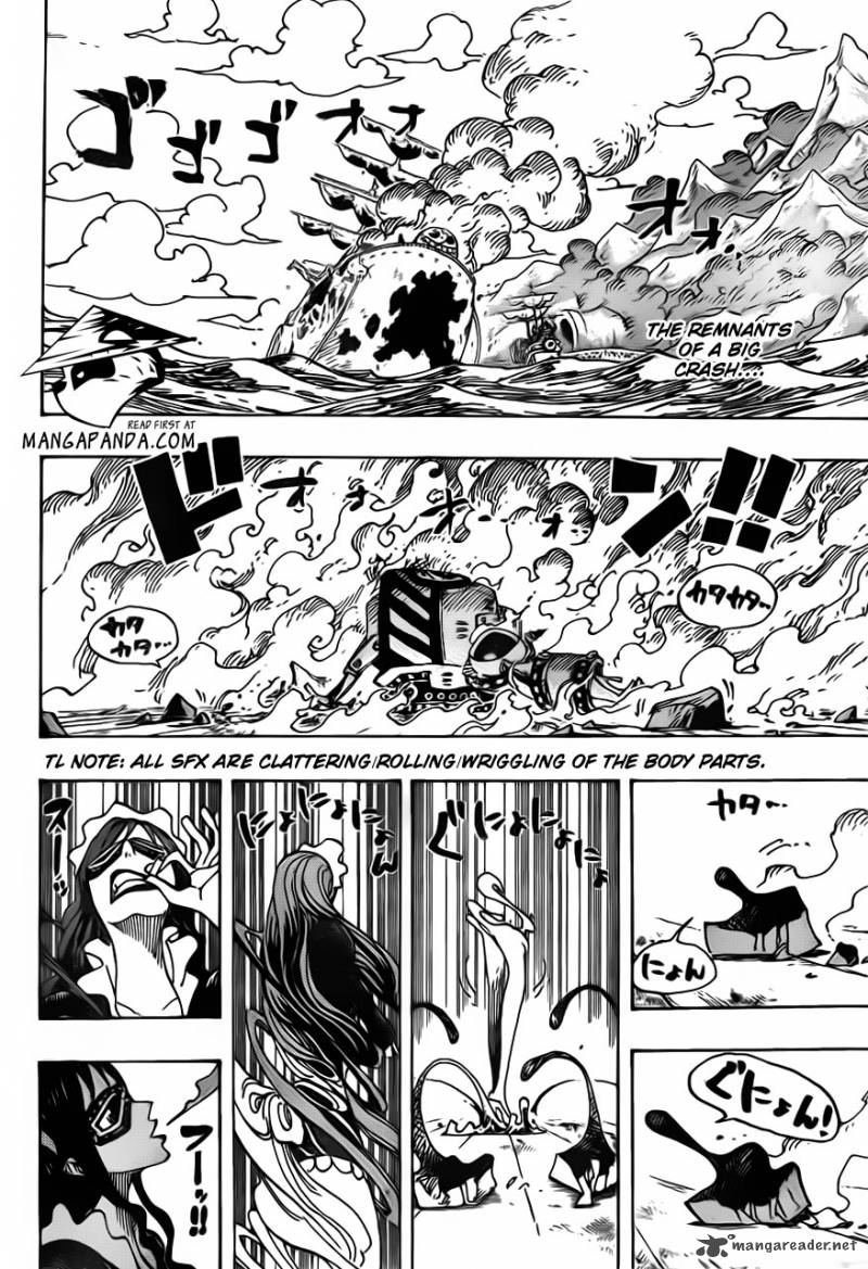 One Piece Chapter 694 - Page 4 in English