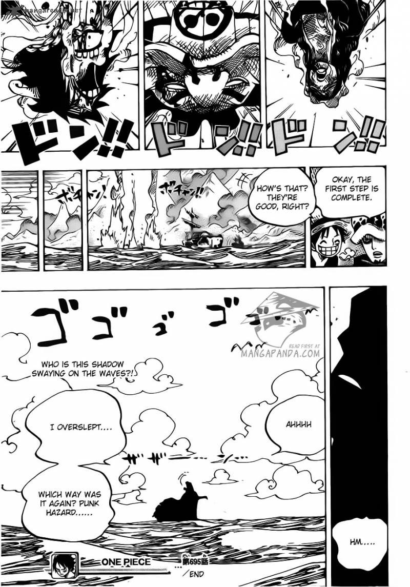 One Piece Chapter 695 - Page 19 in English