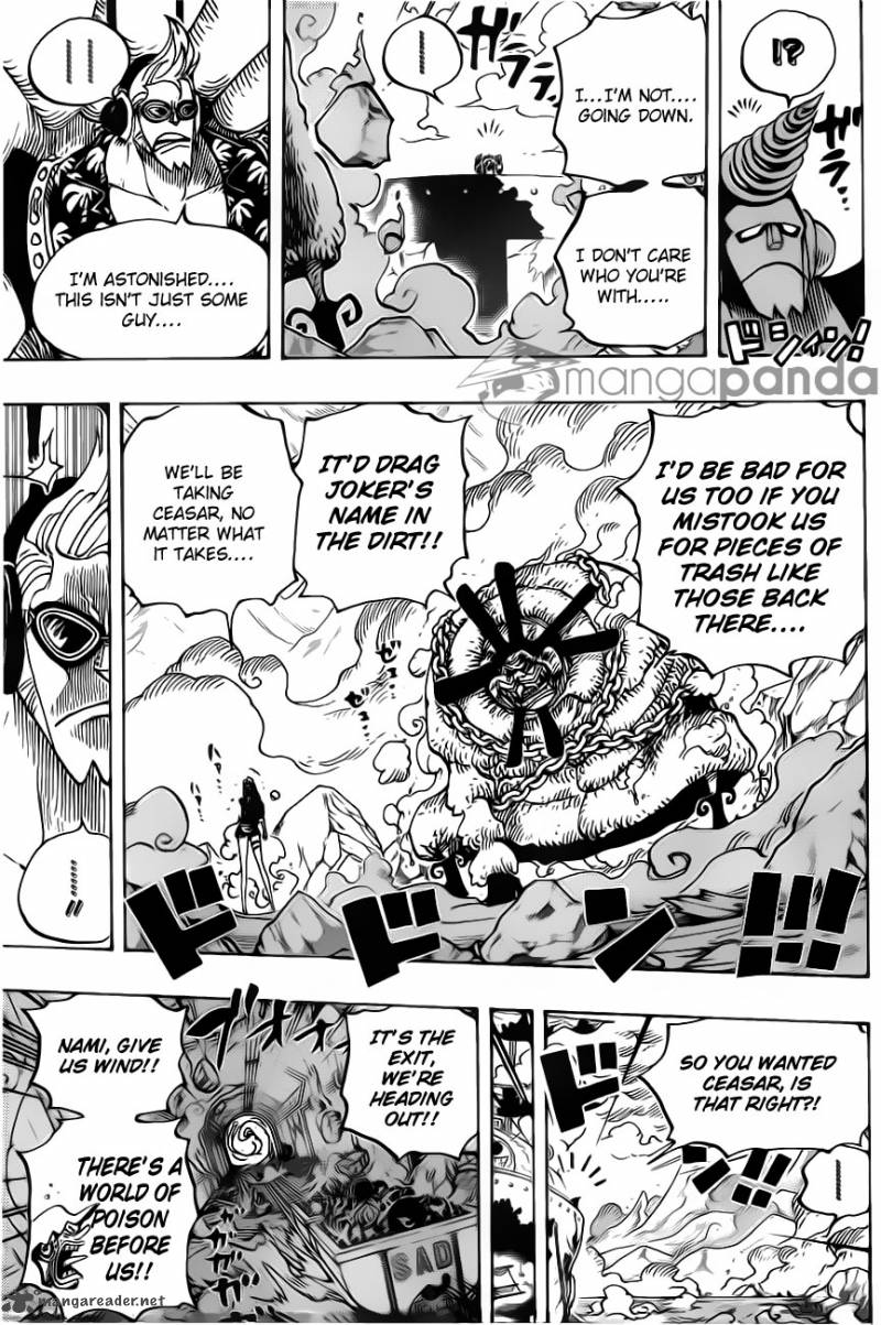 One Piece Chapter 695 - Page 8 in English