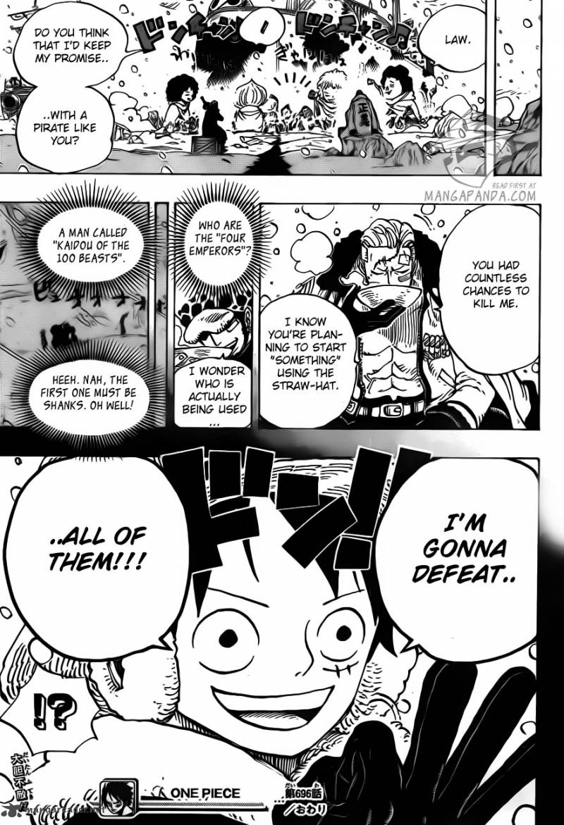 One Piece Chapter 696 - Page 20 in English