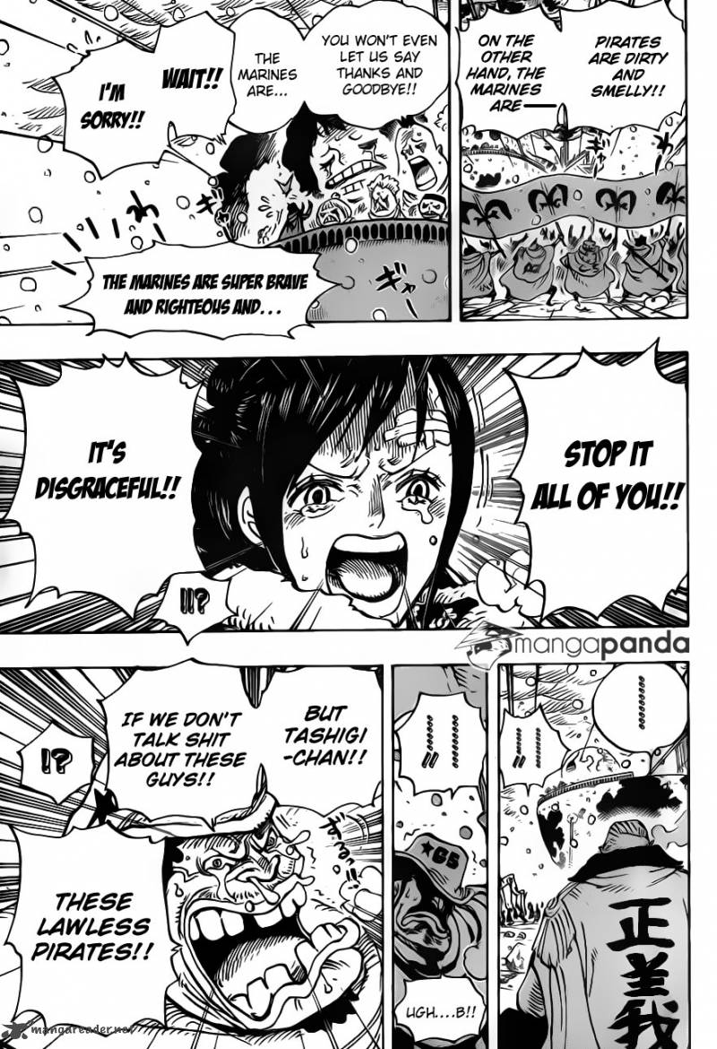 One Piece Chapter 697 - Page 11 in English