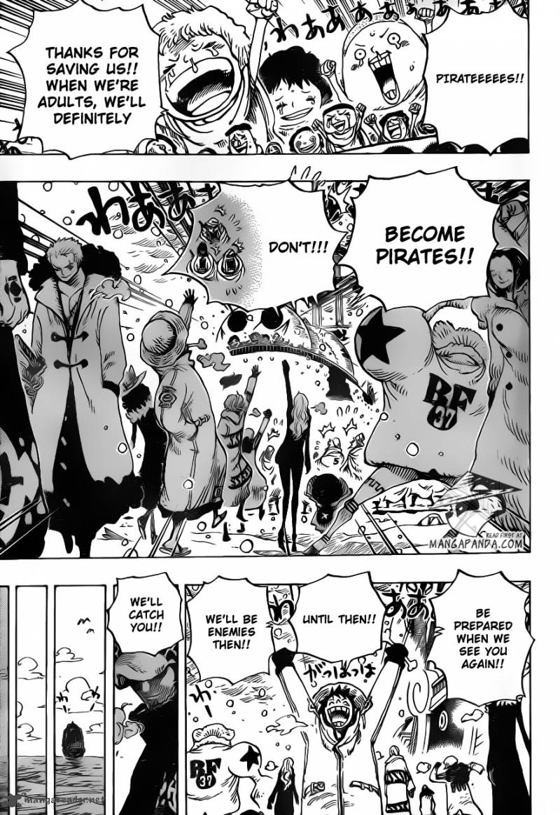 One Piece Chapter 697 - Page 13 in English