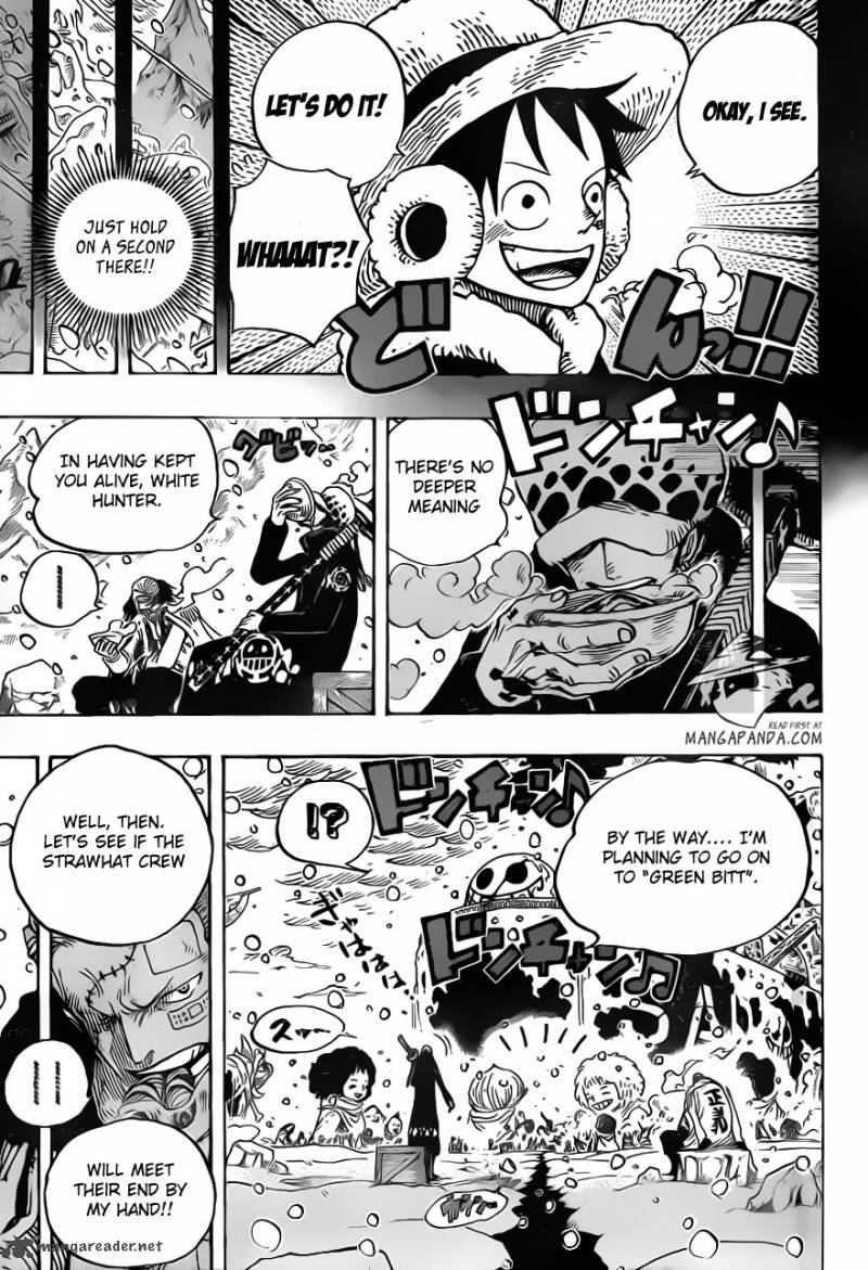 One Piece Chapter 697 - Page 5 in English