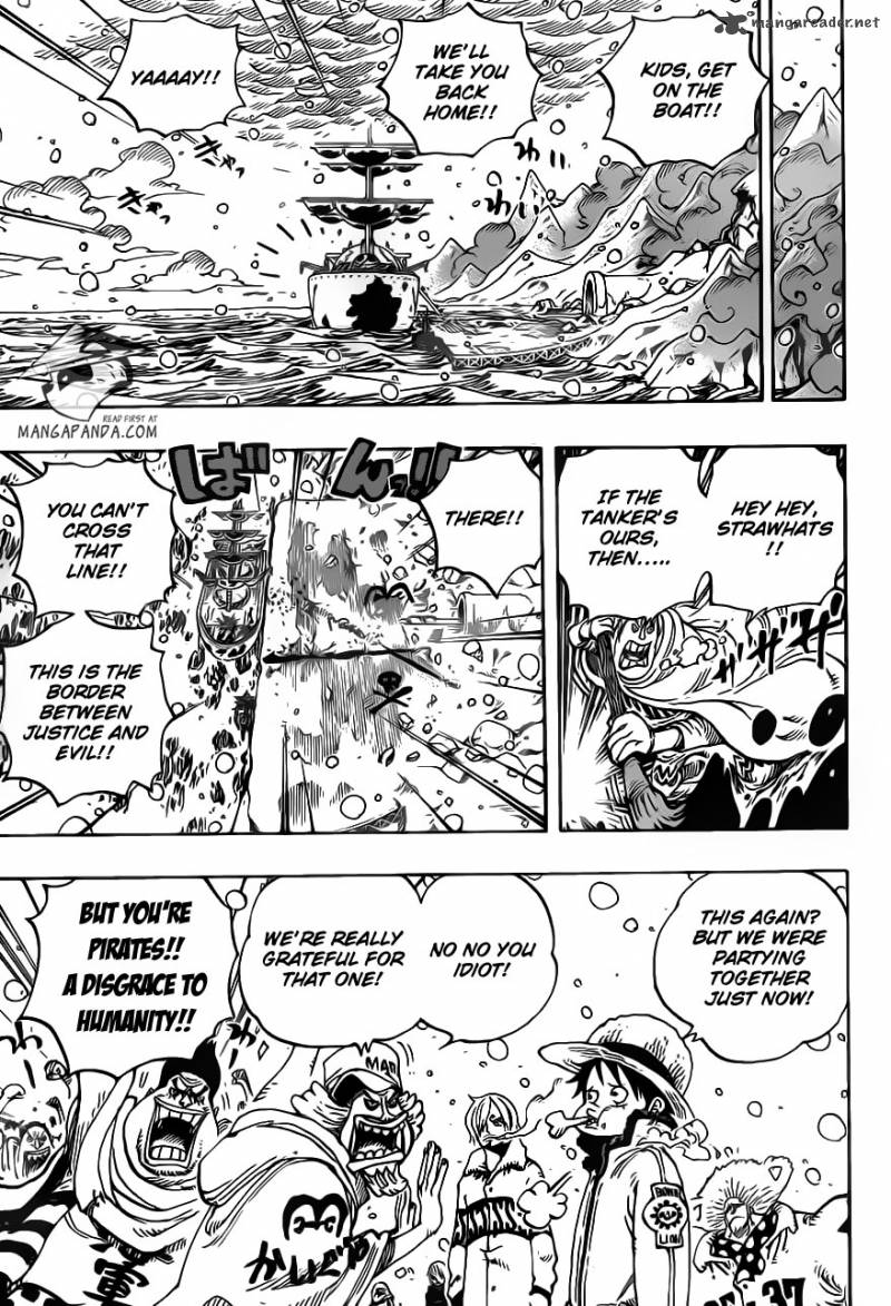 One Piece Chapter 697 - Page 7 in English