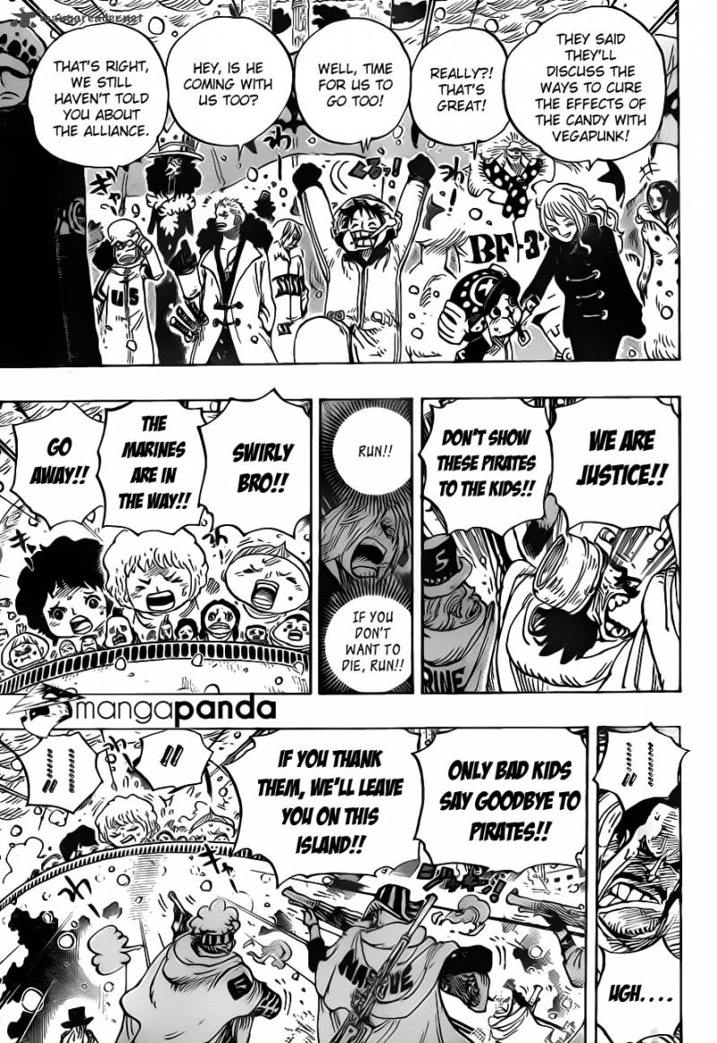 One Piece Chapter 697 - Page 9 in English