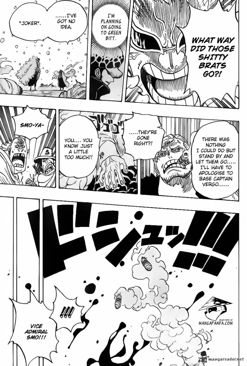 One Piece Chapter 698 - Page 11 in English