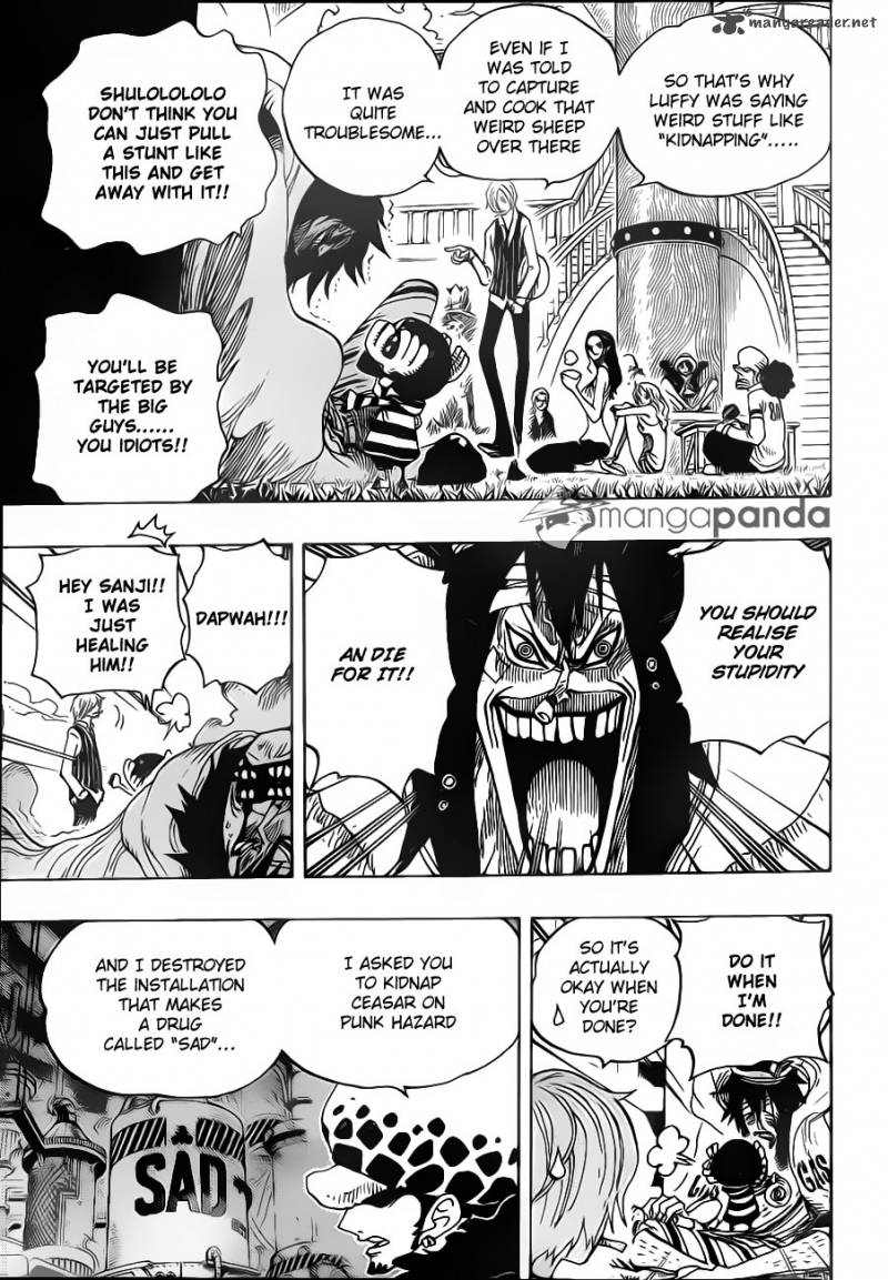 One Piece Chapter 698 - Page 15 in English