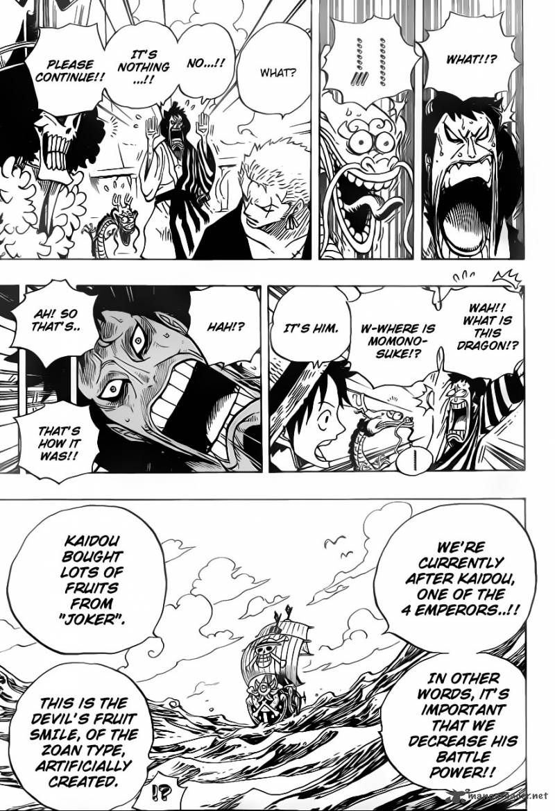 One Piece Chapter 698 - Page 17 in English