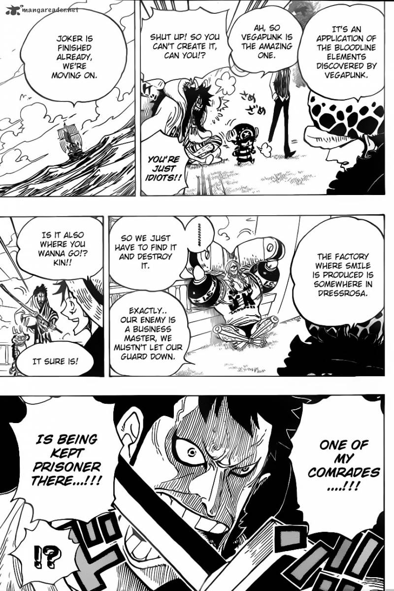 One Piece Chapter 698 - Page 19 in English