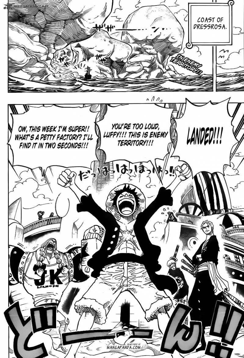 One Piece Chapter 701 - Page 4 in English