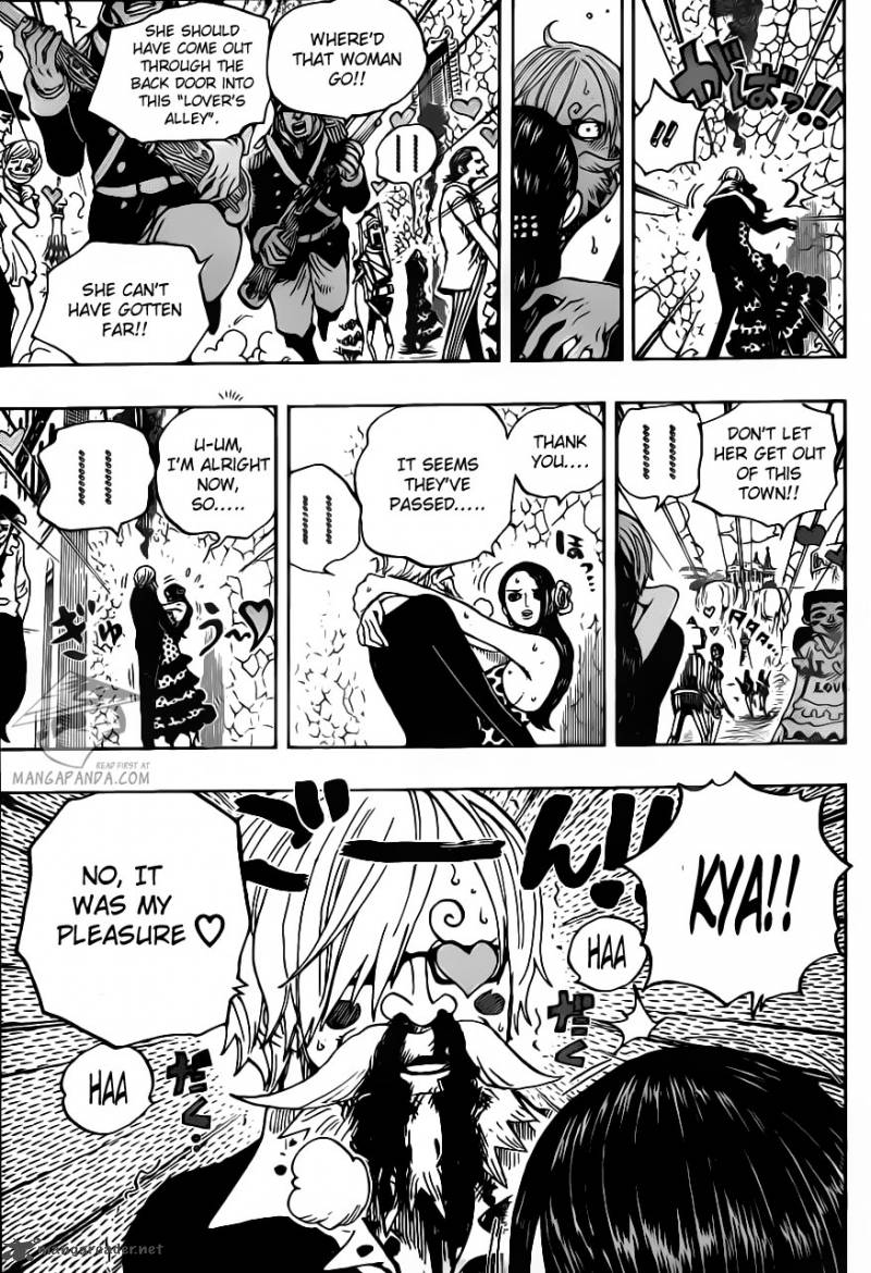 One Piece Chapter 703 - Page 11 in English