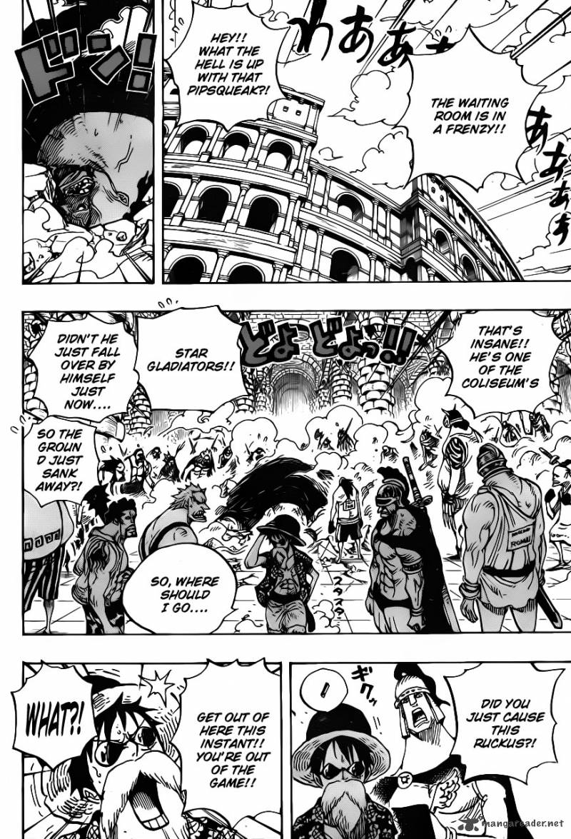 One Piece Chapter 704 - Page 4 in English