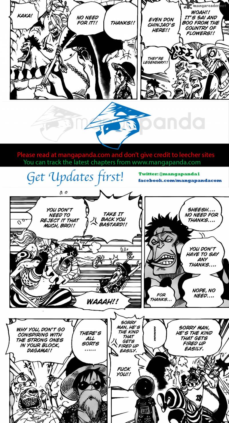One Piece Chapter 704 - Page 6 in English