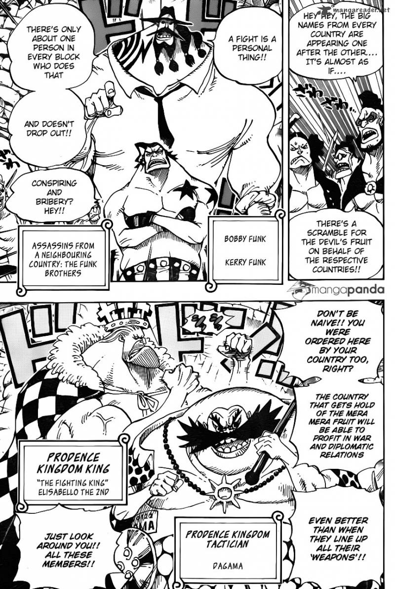 One Piece Chapter 704 - Page 7 in English