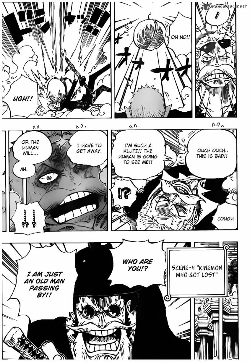 One Piece Chapter 705 - Page 14 in English