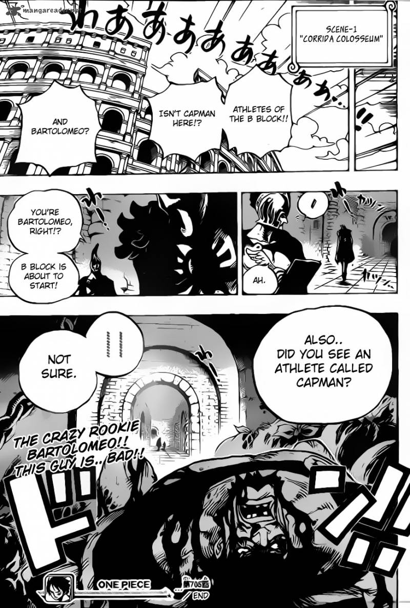 One Piece Chapter 705 - Page 20 in English