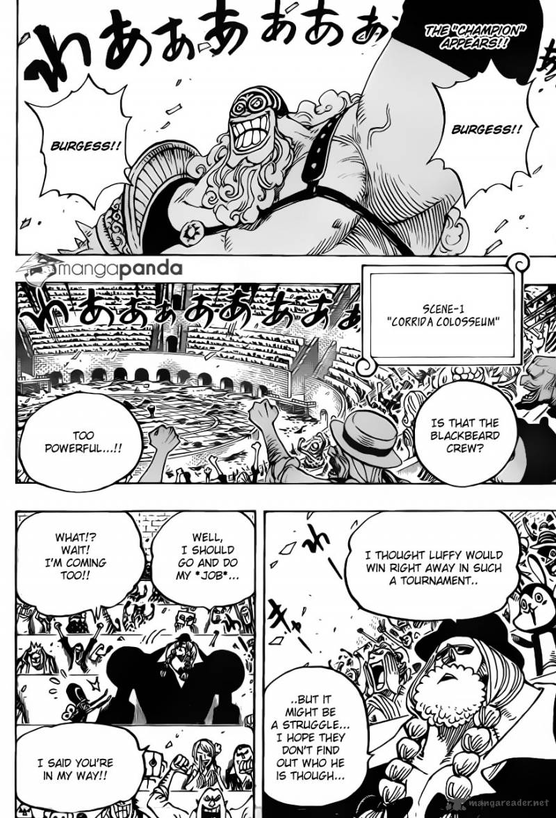 One Piece Chapter 705 - Page 3 in English