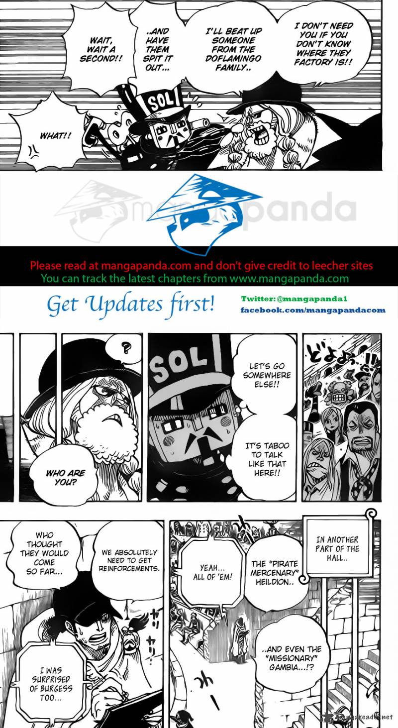 One Piece Chapter 705 - Page 4 in English
