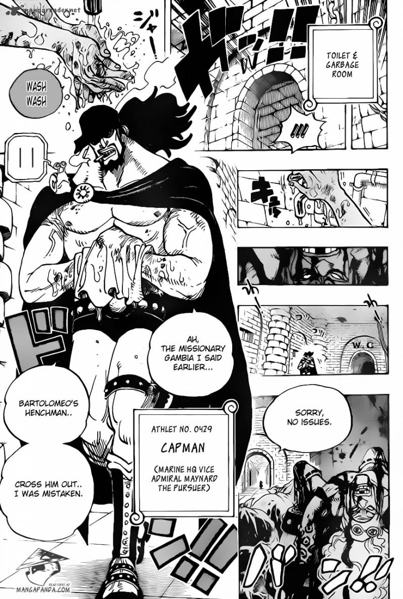 One Piece Chapter 705 - Page 6 in English