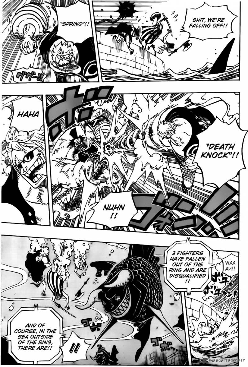 One Piece Chapter 707 - Page 6 in English