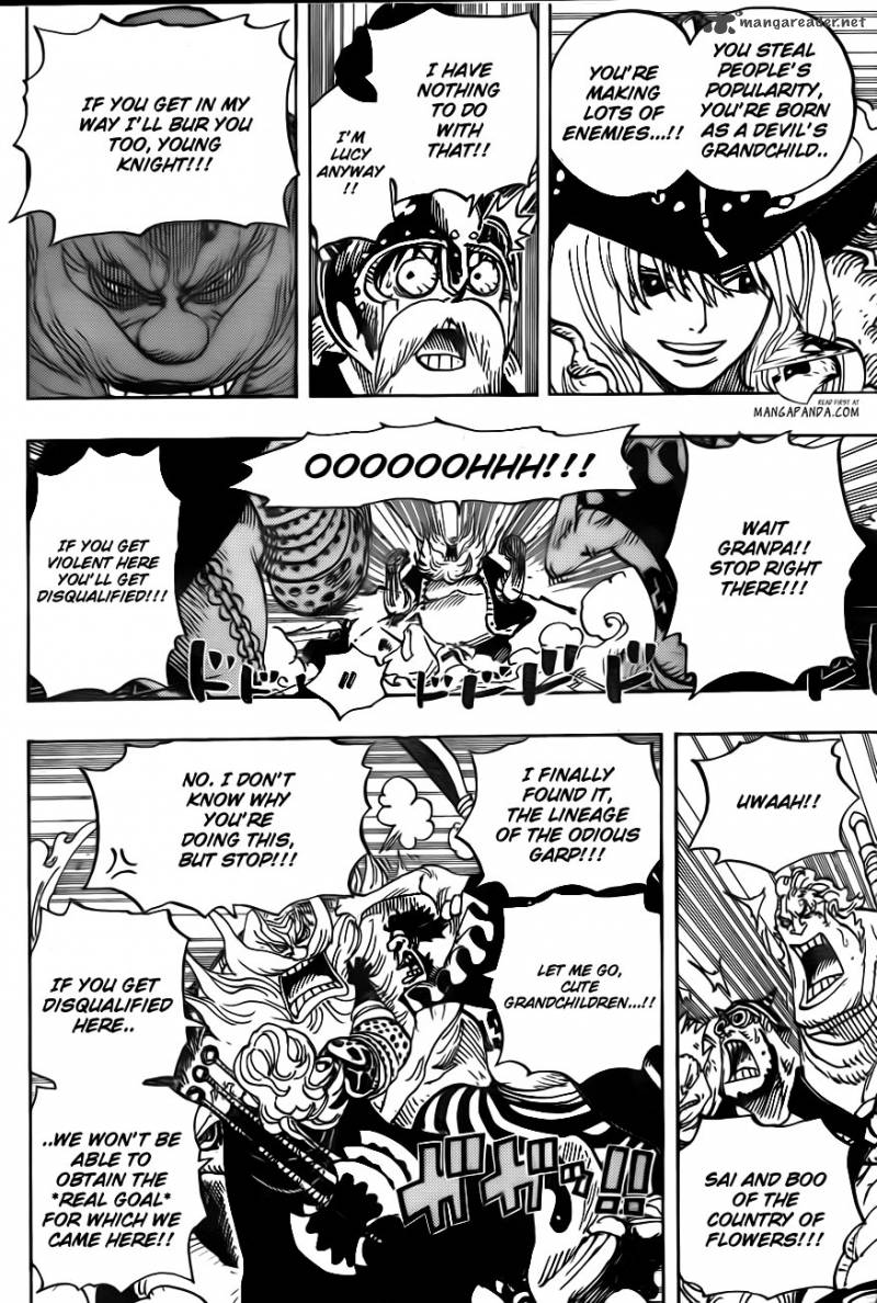 One Piece Chapter 708 - Page 10 in English