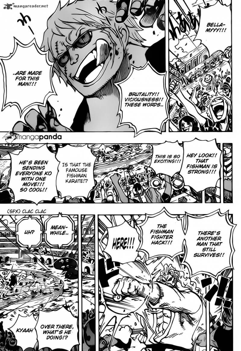 One Piece Chapter 708 - Page 15 in English