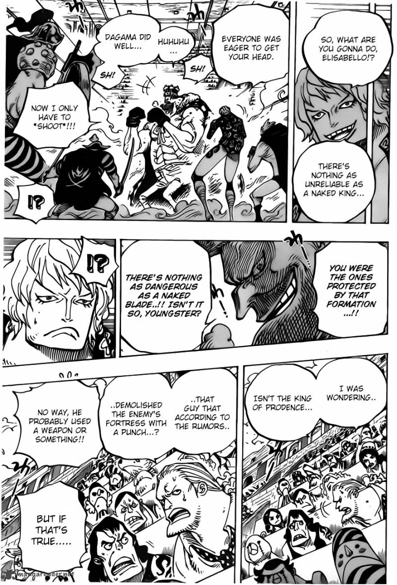 One Piece Chapter 709 - Page 11 in English